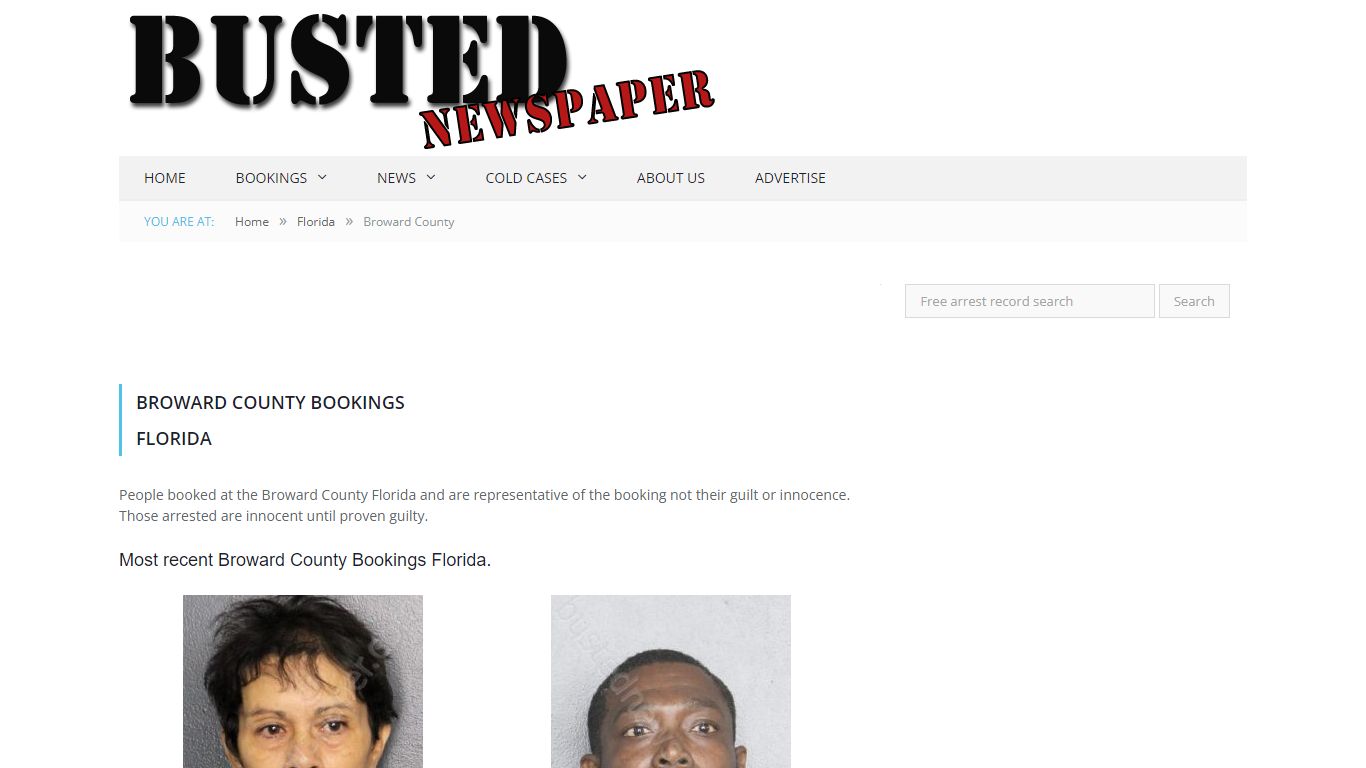 Broward County, FL Mugshots - BUSTEDNEWSPAPER.COM